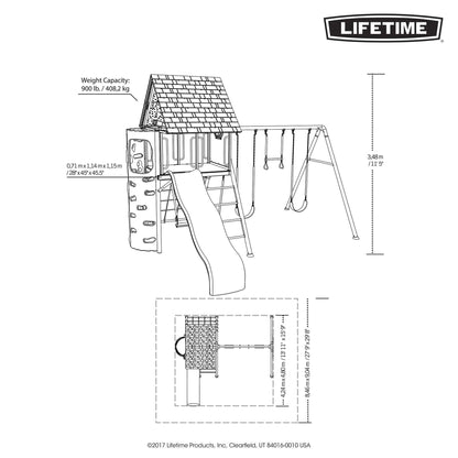 Lifetime Big Stuff Swing Set Playset, Primary