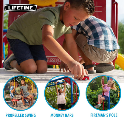 Lifetime Big Stuff Deluxe Swing Set Playset, Primary