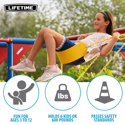 Lifetime Big Stuff Deluxe Swing Set Playset, Primary