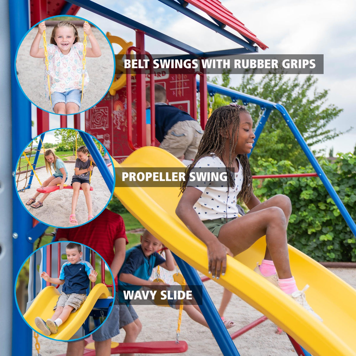 Lifetime Big Stuff Swing Set Playset, Primary