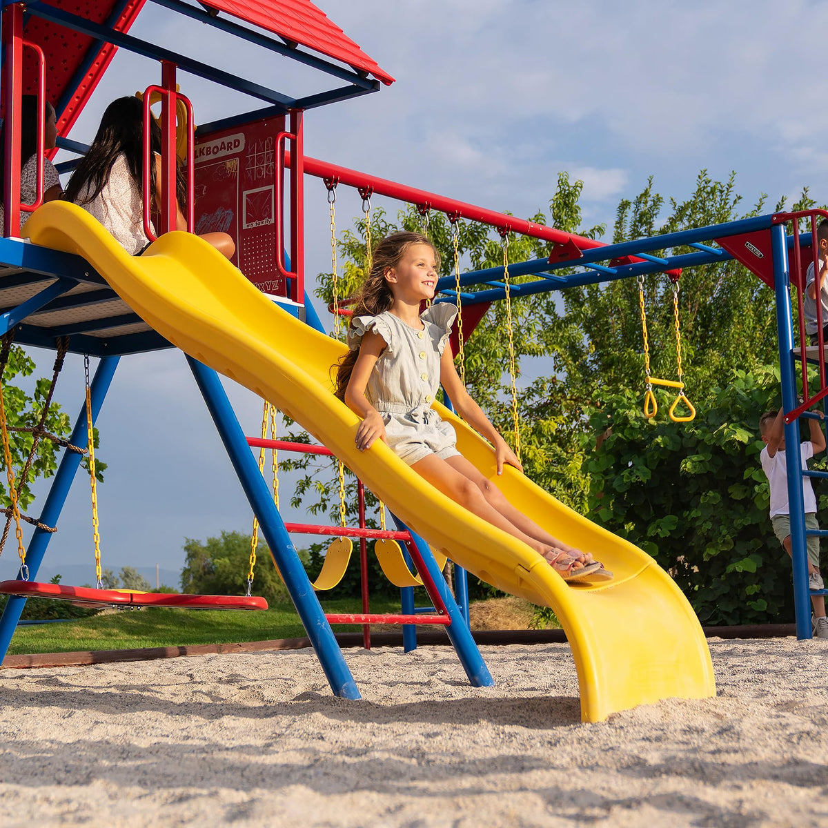 Lifetime Big Stuff Deluxe Swing Set Playset, Primary
