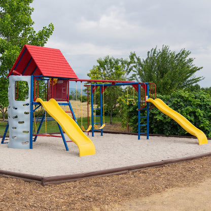 Lifetime Big Stuff Deluxe Swing Set Playset, Primary