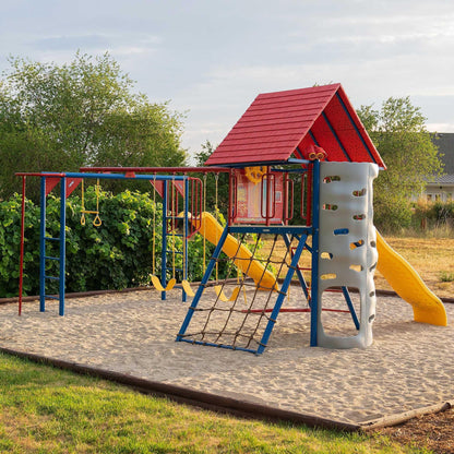 Lifetime Big Stuff Deluxe Swing Set Playset, Primary