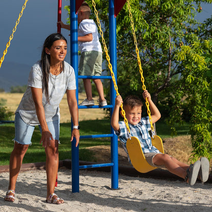 Lifetime Big Stuff Deluxe Swing Set Playset, Primary