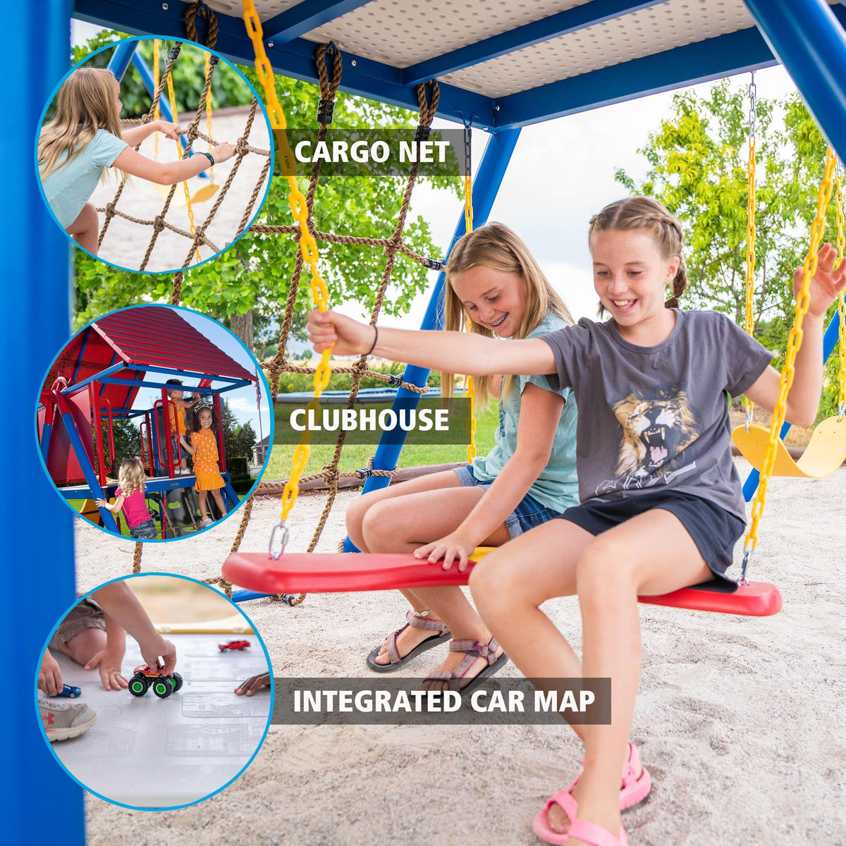 Lifetime Big Stuff Swing Set Playset, Primary