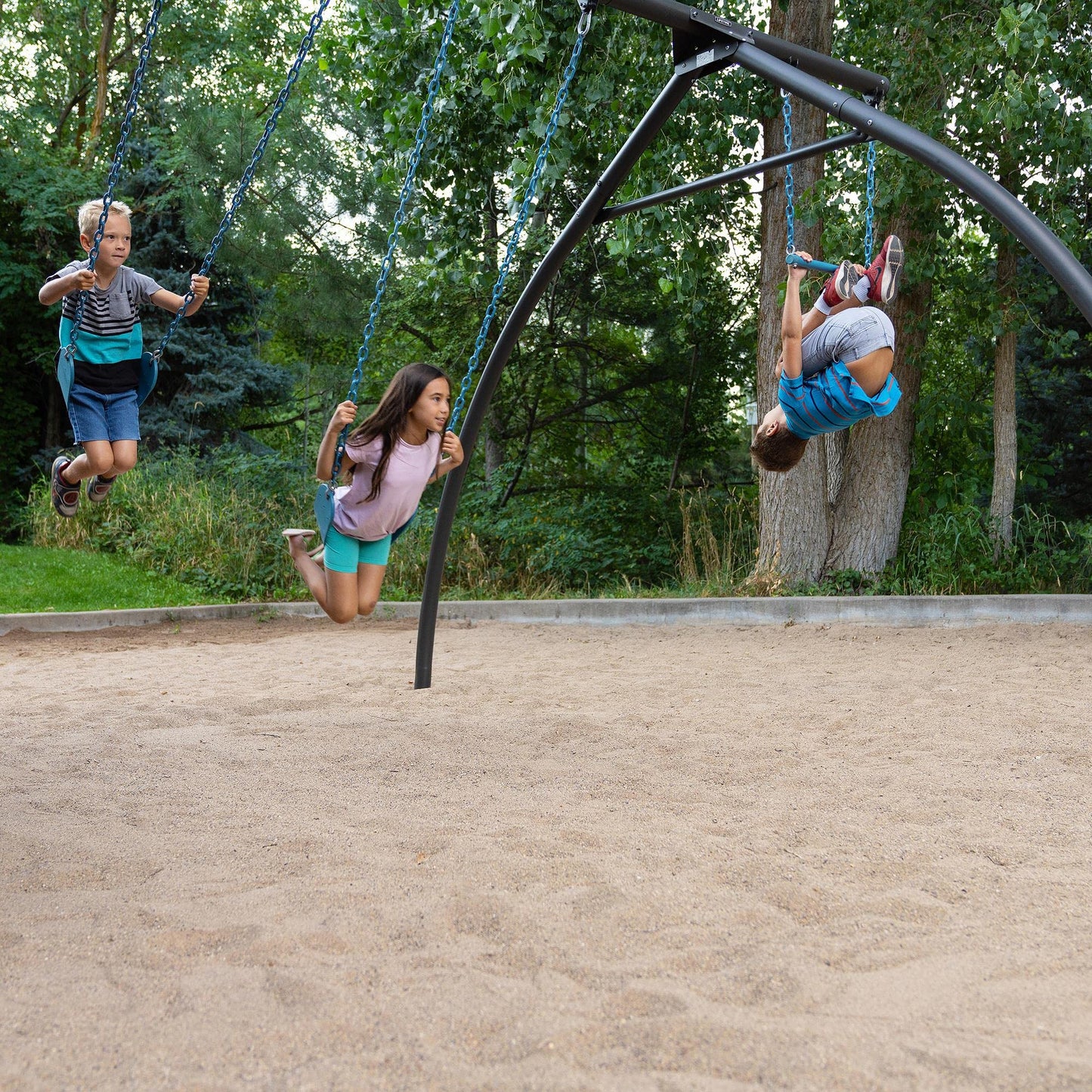 Lifetime Adventure Castle Swing Set Playset with Tube Slide