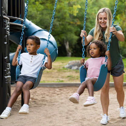 Lifetime Adventure Castle Swing Set Playset with Tube Slide